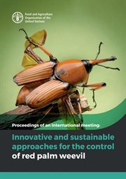 Proceedings of an International Meeting: Innovative and Sustainable Approaches for the Control of cover image cdn