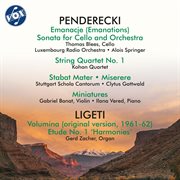 Penderecki: Emanacje (Emanations), Miniatures & Others - Ligeti: Volumina & Etude No. 1, "Harmon.... Ligeti. Volumina & Etude No. 1, "harmon... cover image cdn