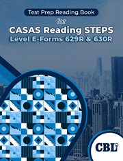 Test Prep Reading Book for Casas Reading Steps Level E-forms 629R & 630R cover image cdn