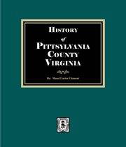 History of Pittsylvania County, Virginia cover image cdn
