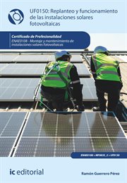 Replanteo Y Funcionamiento De Las Instalaciones Solares Fotovoltaicas. Enae0108 cover image cdn