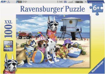 No dogs on the beach jigsaw puzzle [100 XXL pieces] cover image cdn
