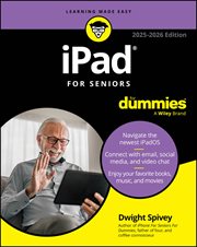 iPad for Seniors for Dummies, 2025 - 2026 Edition cover image cdn