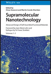 Supramolecular Nanotechnology : Advanced Design of Self-Assembled Functional Materials, 3 Volumes cover image cdn