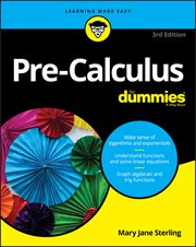 Pre-calculus for Dummies cover image cdn