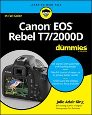 Canon EOS Rebel T7/2000D for Dummies cover image cdn