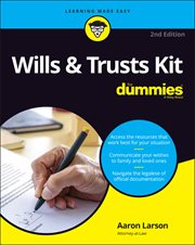 Wills & Trusts Kit for Dummies cover image cdn