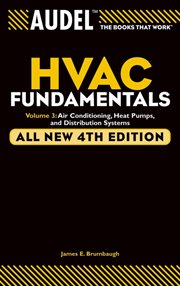 Audel HVAC Fundamentals, Volume 3 : Air Conditioning, Heat Pumps and Distribution Systems cover image cdn