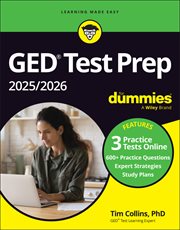 GED Test Prep 2025/2026 for Dummies cover image cdn