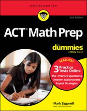 Act Math Prep for Dummies : Book + 3 Practice Tests Online cover image cdn