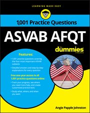 ASVAB AFQT : 1,001 Practice Questions for Dummies cover image cdn