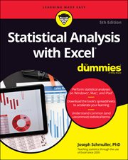 Statistical Analysis with Excel for Dummies cover image cdn