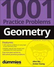 Geometry: 1001 Practice Problems for Dummies cover image cdn