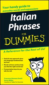Italian Phrases for Dummies cover image cdn