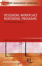 Designing Workplace Mentoring Programs : An Evidence-Based Approach cover image cdn