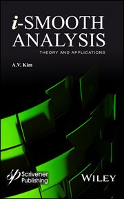 i-Smooth Analysis : Theory and Applications cover image cdn