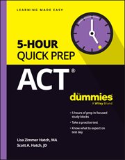 ACT 5-Hour Quick Prep for Dummies cover image cdn