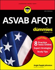 ASVAB AFQT for Dummies : Book cover image cdn