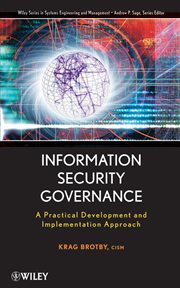 Information Security Governance : A Practical Development and Implementation Approach cover image cdn