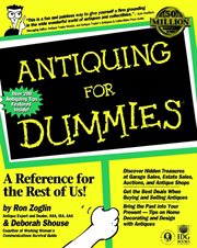 Antiquing for Dummies cover image cdn