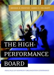 The High-Performance Board : Principles of Nonprofit Organization Governance cover image cdn