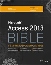 Access 2013 Bible cover image cdn