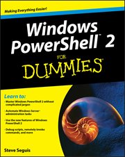 Windows Powershell 2 for Dummies cover image cdn