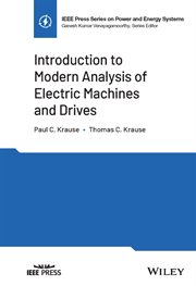 Introduction to Modern Analysis of Electric Machines and Drives cover image cdn