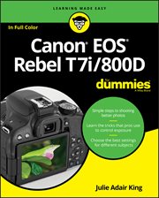 Canon EOS Rebel T7i/800D for Dummies cover image cdn