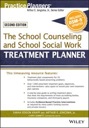 The School Counseling and School Social Work Treatment Planner, With DSM-5 Updates cover image cdn
