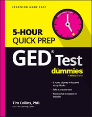 GED Test 5-Hour Quick Prep for Dummies cover image cdn