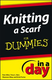 Knitting a Scarf in a Day for Dummies cover image cdn