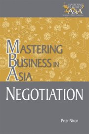 Negotiation Mastering Business in Asia cover image cdn