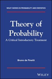 Theory of Probability : A Critical Introductory Treatment cover image cdn