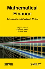 Mathematical Finance : Deterministic and Stochastic Models cover image cdn