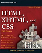 HTML, XHTML, and CSS Bible cover image cdn
