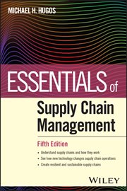 Essentials of Supply Chain Management cover image cdn