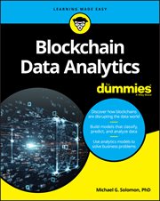 Blockchain Data Analytics for Dummies cover image cdn