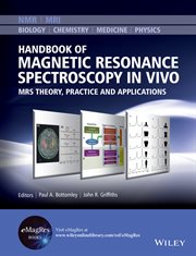 Handbook of Magnetic Resonance Spectroscopy in Vivo : MRS Theory, Practice and Applications cover image cdn