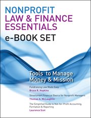 Nonprofit Law & Finance Essentials e-book set : Tools to Manage Money and Mission cover image cdn
