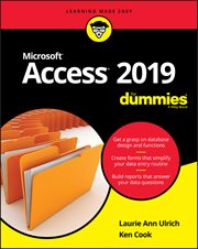 Access 2019 for Dummies cover image cdn