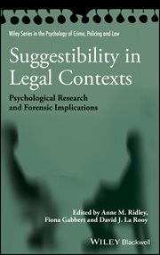 Suggestibility in Legal Contexts : Psychological Research and Forensic Implications cover image cdn