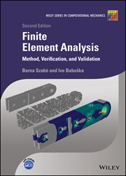 Finite Element Analysis : Method, Verification and Validation cover image cdn