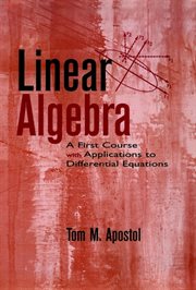 Linear Algebra : A First Course with Applications to Differential Equations cover image cdn