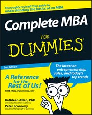 Complete MBA for Dummies cover image cdn