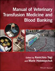 Manual of Veterinary Transfusion Medicine and Blood Banking cover image cdn