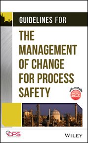 Guidelines for the Management of Change for Process Safety cover image cdn