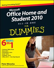 Office Home and Student 2010 All-in-One for Dummies cover image cdn