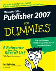 Microsoft Office Publisher 2007 for Dummies cover image cdn