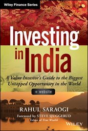 Investing in India : A Value Investor's Guide to the Biggest Untapped Opportunity in the World cover image cdn